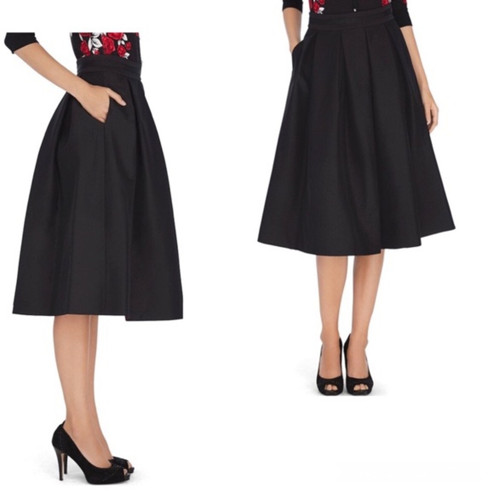 White House Black Market - Taffeta Midi Skirt